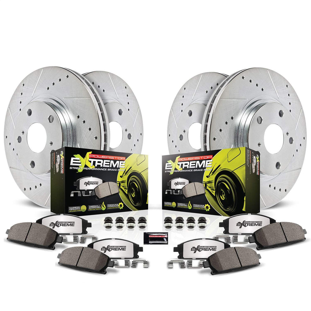 Power Stop Z23 COATED KIT W/ AS CALS CPR1715-23