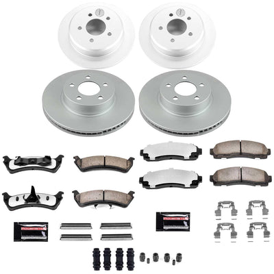Power Stop Z36 COATED BRAKE KIT CPK4357-36