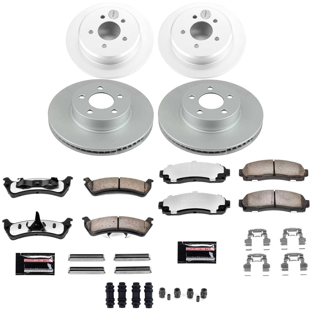 Power Stop Z36 COATED BRAKE KIT CPK4357-36