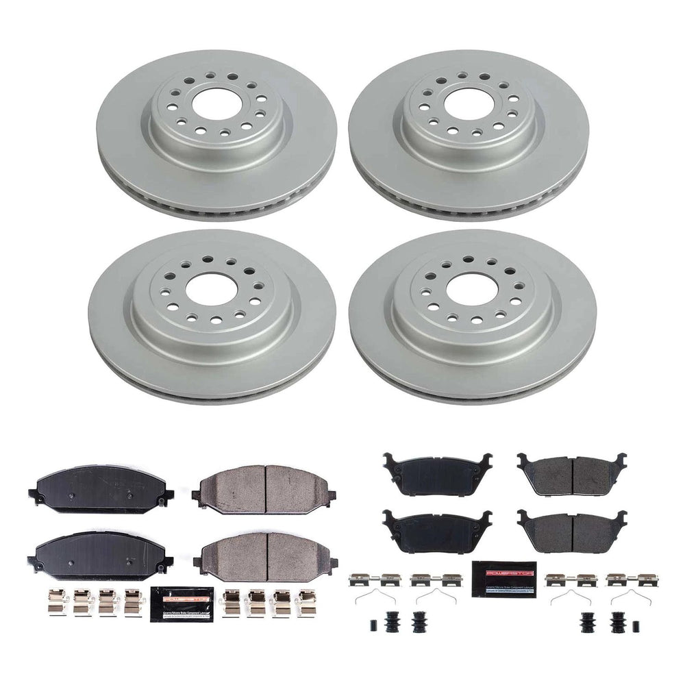 Power Stop Z23 COATED BRAKE KIT CPK8182-23