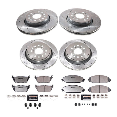 Power Stop Z36 COATED BRAKE KIT CPK8902-36