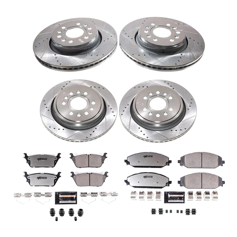 Power Stop Z36 COATED BRAKE KIT CPK8902-36