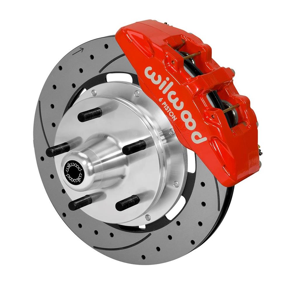 Wilwood XRS6R Front Hat Kit 13.06 Drilled 2014-Up C7 Corvette 140-18533-D