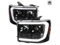 PROJECTOR HEADLIGHTS - GLOSSY BLACK WITH CLEAR LENS