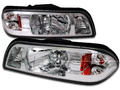 PROJECTOR HEADLIGHTS - GLOSSY BLACK WITH CLEAR LENS