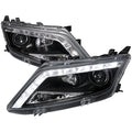 PROJECTOR HEADLIGHTS BLACK HOUSING