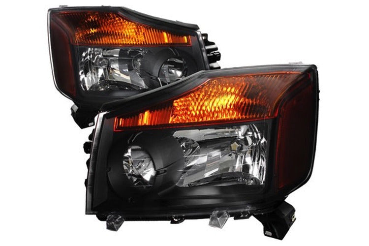 EURO HEADLIGHT BLACK HOUSING