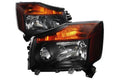 EURO HEADLIGHT BLACK HOUSING