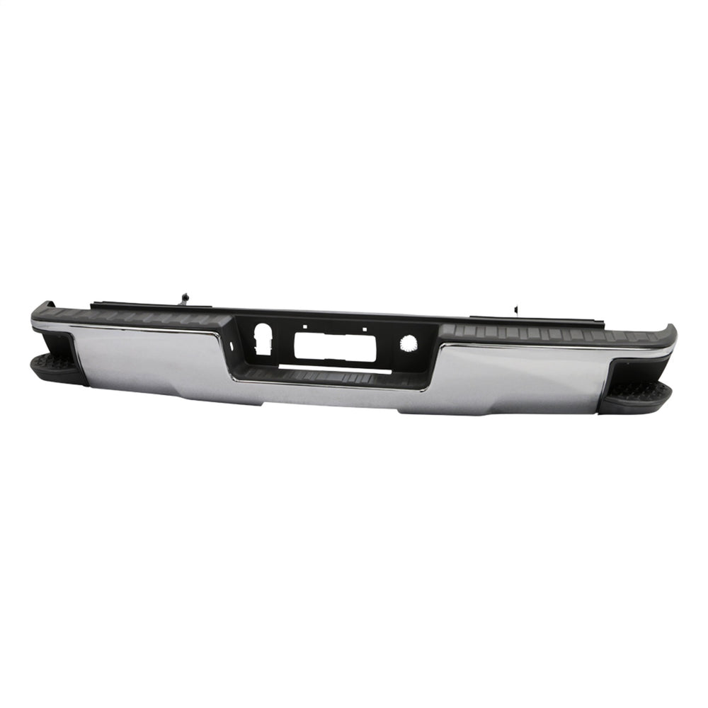 1418 SILVERADO/SIERRA 1500 (EX PARK ASSIST SENSOR HOLES) REAR STEEL BUMPER CHRO