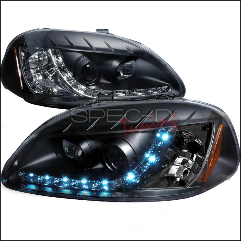 R8 STYLE HALO LED PROJECTOR BLACK