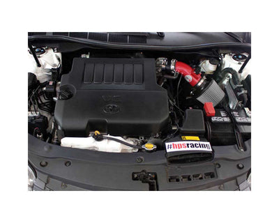 HPS Performance Performance Shortram Air Intake 2007-2017 Toyota Camry 3.5L V6 Includes Heat Shield Red