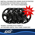 WC;19-20 CIVIC;BLK;16";5 DBL SPK