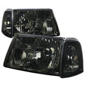 SMOKE EURO HEADLIGHT WITH CORNER