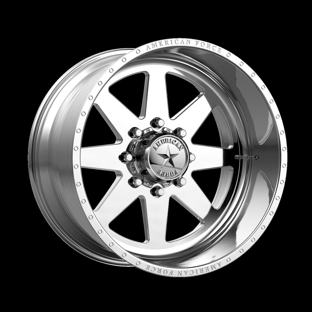 ~(70 lbs. 23X23X17)~ 1994-2018 DODGE RAM 2500 American Force 20x14 Independence SS 8x6.5 122mm Polished