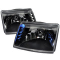 CRYSTAL HOUSING HEADLIGHTS BLACK