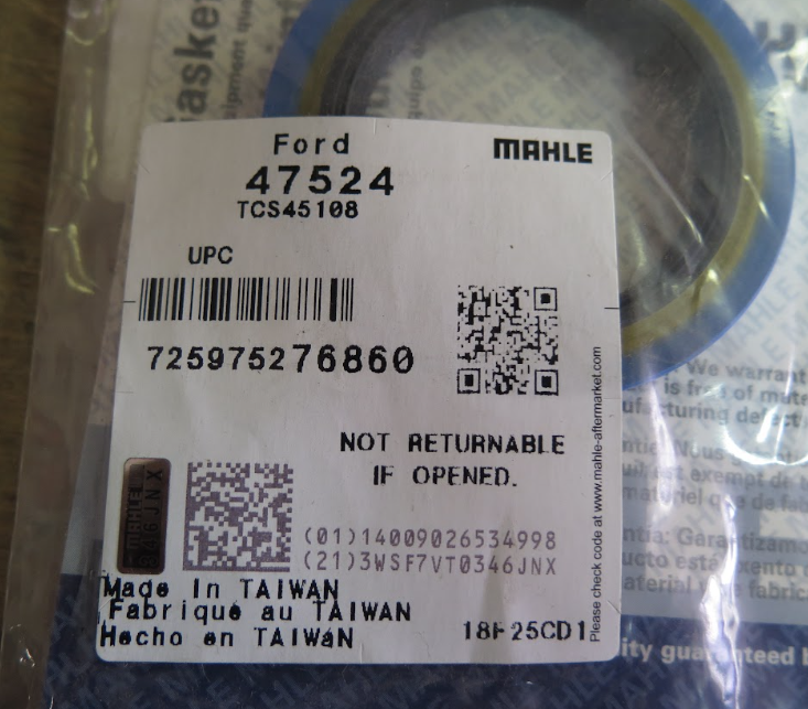 Ford-PassandTrkMercury:122(2.0L)140(2.3L)(74-94)CAMSHAFT