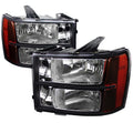 CRYSTAL HOUSING HEADLIGHTS BLACK