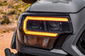 1215 TACOMA XB HYBRID LED HEADLIGHTS DRL VERSION PAIR AMBER