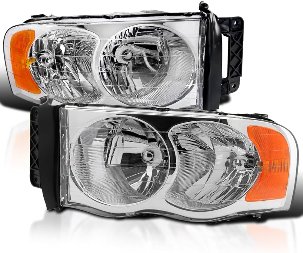 CRYSTAL HOUSING HEADLIGHTS CHROME