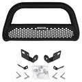 RC2 LR Bull Bar with Four 3 Inch Cube Light Openings Frame Only Textured Black 1999-2022 Ford F-250/F-350 2002-2024 Dodge Ram 1500/2500/3500 Go Rhino