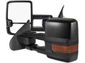 TOWING MIRRORS- BLACK COVER- AMBER