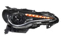 ~(18 lbs. 37X25X16)~ XB LED Heads: FR-S / BRZ / GT86 (12-18) (Set / Black)