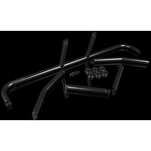 Braum 15-19 Ford Mustang Harness Bar Kit - Black Satin - BRHB-53BM
