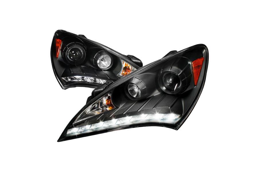 LED PROJECTOR HEADLIGHT BLACK HOUSI