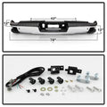 1519 SILVERADO/SIERRA 2500HD/3500HD REAR STEEL BUMPER CHROME
