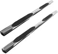 4 INCH OVAL STAINLESS FINISH SIDE S