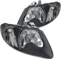 EURO HEADLIGHTS BLACK HOUSING