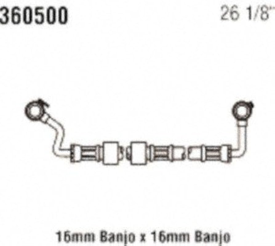 Gates Power Steering Return Line Hose Assembly