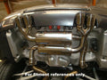 Megan Axle Back Exhaust BMW M3 4Door Blue Roll Tips