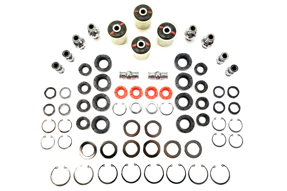 ~(10.3 lbs. 9X7X4)~ JK Long Control Arm Joint Complete Rebuild Kit - All 8 Arms