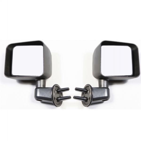 ~(10 lbs. 18X18X8)~ Door Mirror Kit Black 07-18 Jeep Wrangler JK