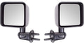 ~(10 lbs. 18X18X8)~ Door Mirror Kit Black 07-18 Jeep Wrangler JK