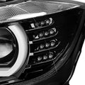 F30 PROJECTOR HEADLIGHTS GLOSSY BLACK WITH CLEAR LENS
