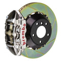 Brembo 08-14 WRX STI Rear GTR BBK 4 Piston Billet 345x28 2pc Rotor Slotted Type3- Nickel