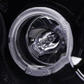 PROJECTOR HEADLIGHT GLOSS BLACK HOU