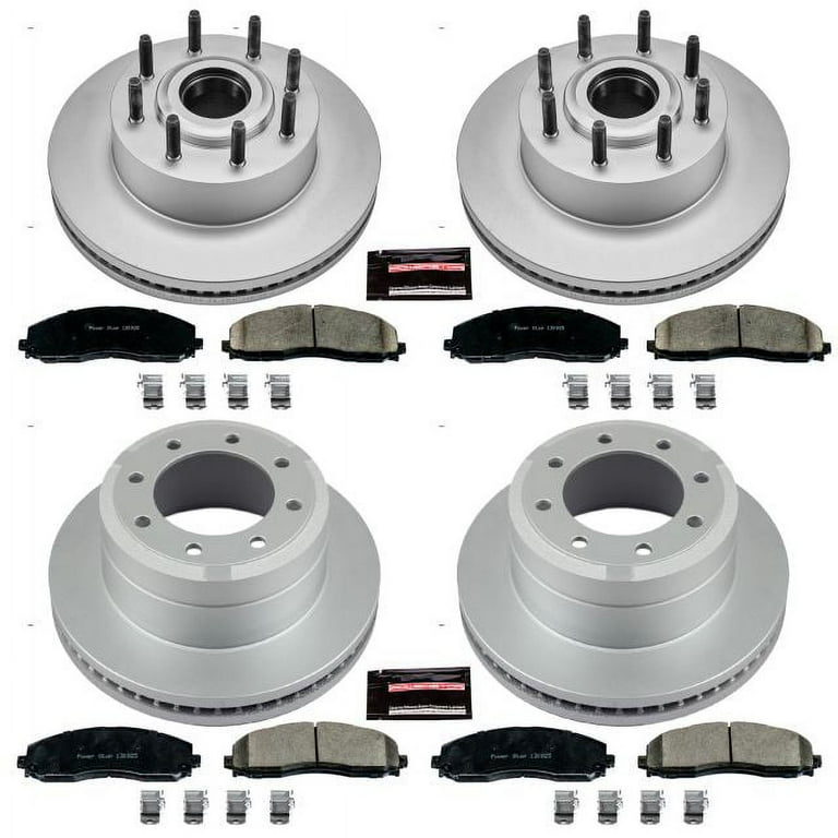 Power Stop 12-19 Ford F-250 Super Duty Front & Rear Z17 Evolution Geomet Coated Brake Kit