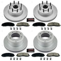 Power Stop 12-19 Ford F-250 Super Duty Front & Rear Z17 Evolution Geomet Coated Brake Kit