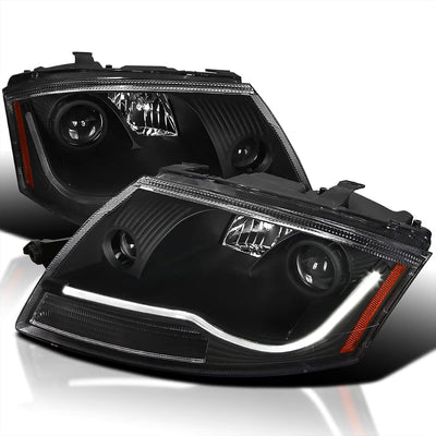PROJECTOR HEADLIGHT BLACK HOUSING