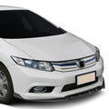 SEDAN FRONT BUMPER LIP - MATTE BLACK