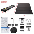 GMC SIERRA 1500 CREW CAB 5 FOOT 8 INCH BED HARD QUAD FOLD TONNEAU COVER