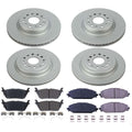 Power Stop 19-22 Ram 1500 Front and Rear Z17 Coated Brake Kit