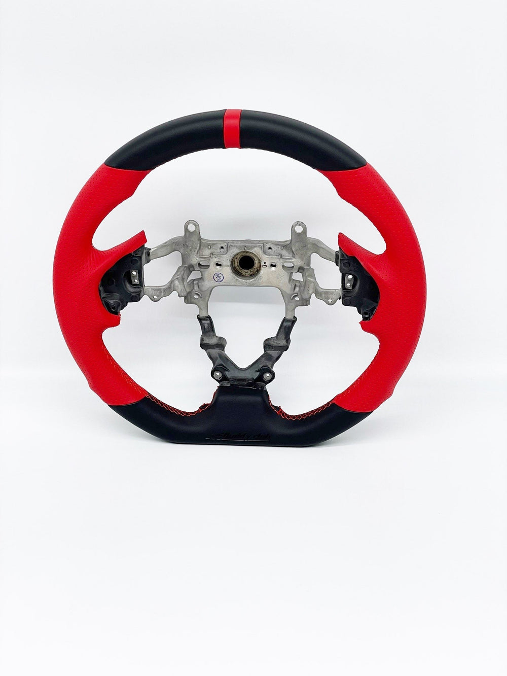 Buddy Club Sport Steering Wheel Civic 12-15 -Time Attack (RED) Leather