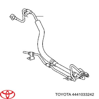 Gates Power Steering Return Line Hose Assembly