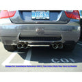 Megan Axle Back Exhaust BMW M3 2008-2011 4Door Blue Titanium Tips