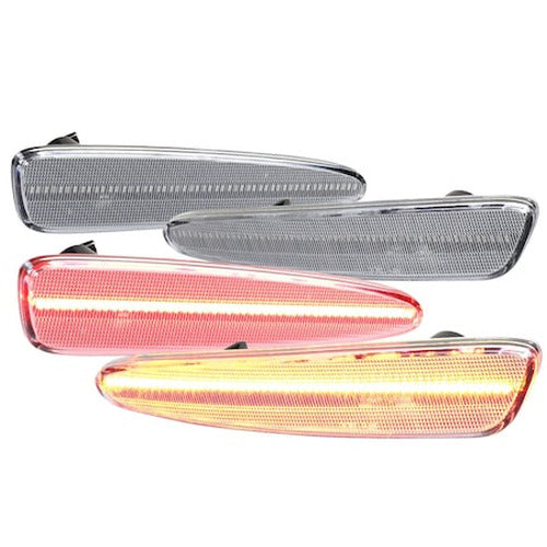 C6 LED SIDE MARKERS WITH CLEAR LENS