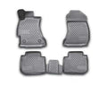 ~(12 lbs. 33X20X6)~ Profile Liners Front 2nd and 3rd Row Set Black Land Cruiser 2008-2013